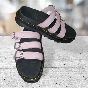 Dr Martens Pink Blaire Slides Size 8